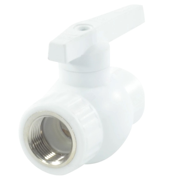Кран шаровой PP-R бел комб Дн32х1" Ру25 ВР VALFEX 10144132