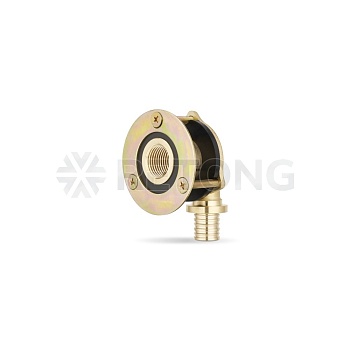 Угольник с внутренней резьбой Varmega Slide-fit VM52013, 20×1/2", с креплением под гипсоркатон, акси