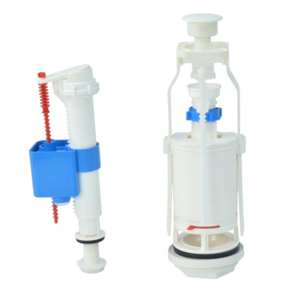 Арматура д/бачка набор 1/2" пл/ш н/под бел кноп 1реж АНИ Пласт WC8510