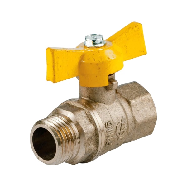 Кран шар лат газ Станд 231 Ду15 Ру40 м/р баб ГАЛЛОП 115014