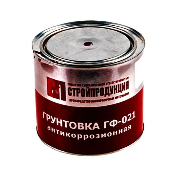 Грунтовка ГФ-021 2,5кг банка сер ГОСТ 25129-2020