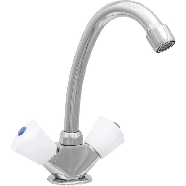 Смес/умыв ЦС 12г бел р/затв кор/изл пл/мах гайка б/п Стандарт Подольск СМ506402