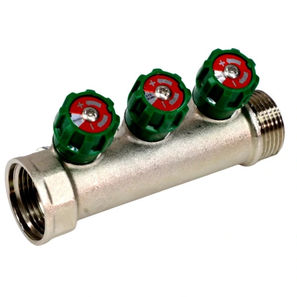 Коллектор лат клап рег 1" м/р 3в 1/2" ПУ н/р 36мм M210 SantechSystems