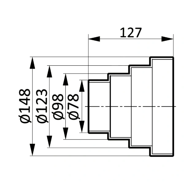 Соединитель универ пласт D150/125/100/80 Эра ПУ15.12.10.8