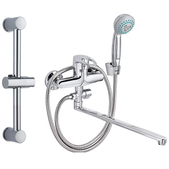 Смес/ванна ПСМ-523-84-СТ однор дл/изл плоск Lобр в/к ЕВРО Профсан PSM-523-84-ST