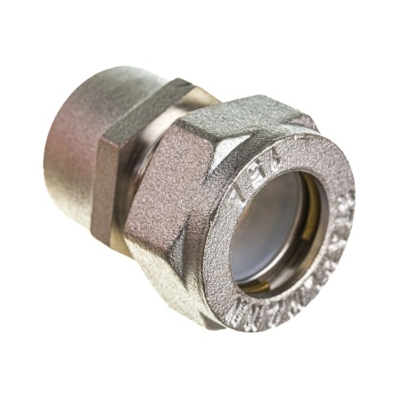 Муфта лат никель 15Aх1/2" обж/м STAHLMANN SSFL1501/2NEF
