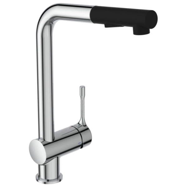 Смес/мойка CERALOOK однор выдвиж/изл бок/р гайка Ideal Standard BC178AA