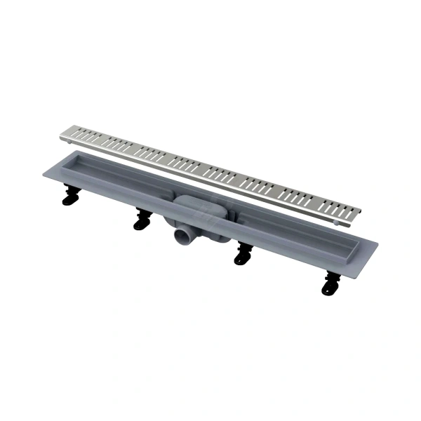 Лоток душев гор/вып комб/з Дн40 950х60 нж/реш мат Alca AG100401950