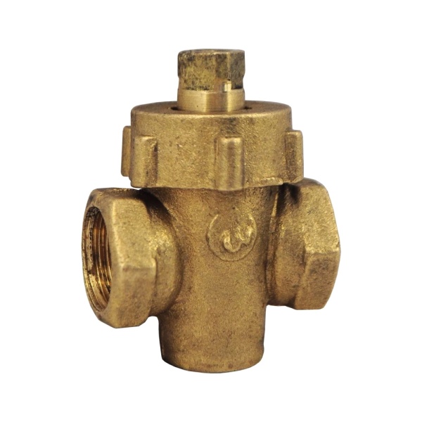 Кран пр-сальн лат 11б6бк Ду50 Ру10 м/м пробка лат ККАЗ