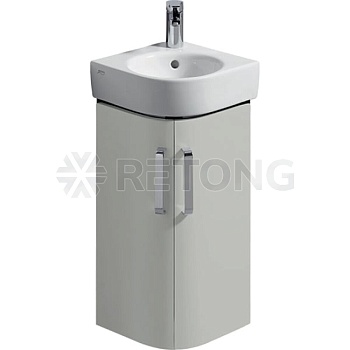 Тумба Renova Compact п/ угл умыв 45 сер мат/глян Geberit 862133000