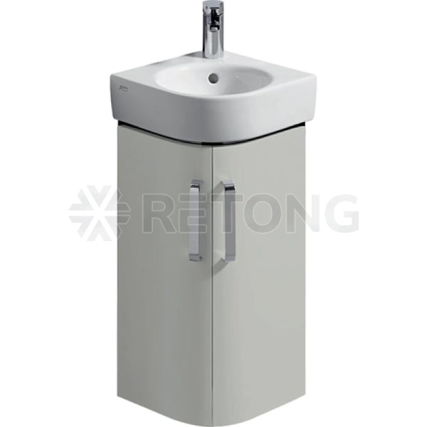 Тумба Renova Compact п/ угл умыв 45 сер мат/глян Geberit 862133000