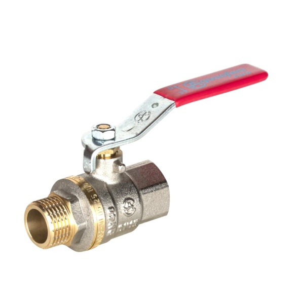 Кран шар лат 1003 Euro нк Ду32 Ру20 м/р полн рыч Aquasfera 1003-04 .