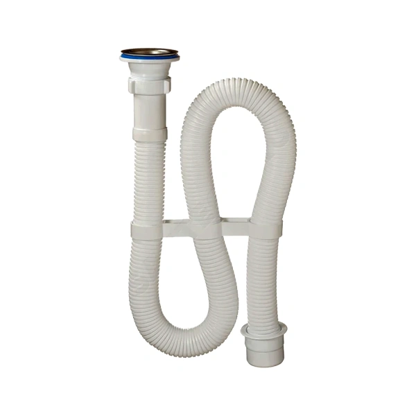 Сифон умыв/мойка гофр 1 1/2"x40 пер 50 L=1000мм нерж/сетка Орио АС-3011
