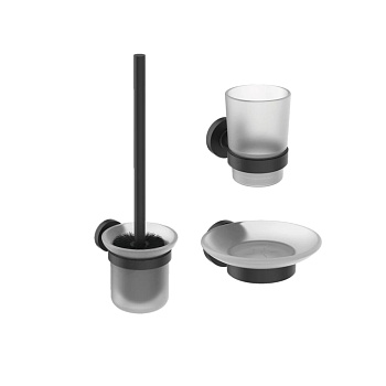 Набор аксесс IOM 3 предмета черн мат Ideal Standard A9245XG