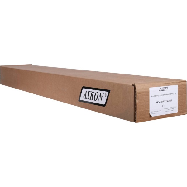 Коллектор д/котел 90кВт 1 1/2" вн/р 4к 1 1/2" нак/г 125мм ASKON 40F/125/40/4