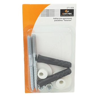 Комплект шурупов КПУ д/умыв D8х100 винт-шуруп эксцентрик блистер Симтек 10-0006