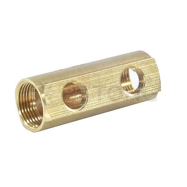 Коллектор лат 1" м/м 2в 1/2" вн/р 50мм Апогей 422001