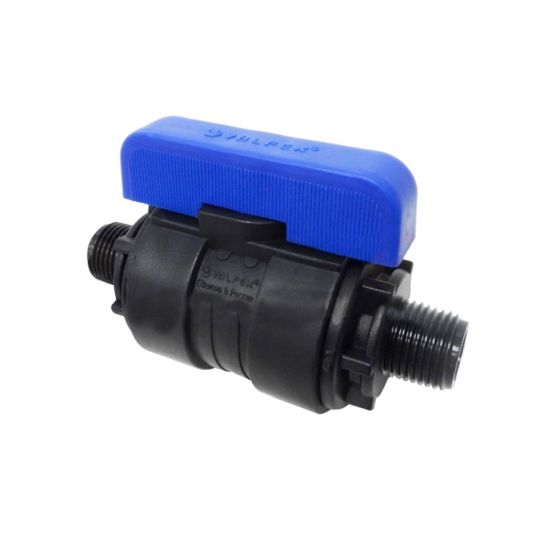Кран шар компресс ПЭ 1"x3/4" Ду26 НР/НР Ру16 VALFEX 1210226100034