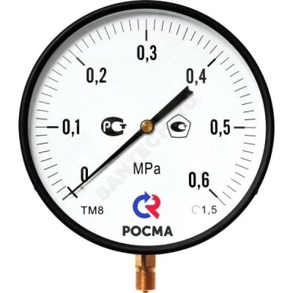 Манометр рад ТМ-810Р.00 0-2,5МПаДк250 М20х1,5 ст Росма 00000009033