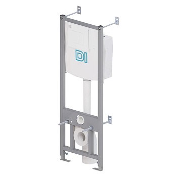 Инсталляция д/унит Тип 2-Б-DI пласт кнопка мех бел гл Инкоэр