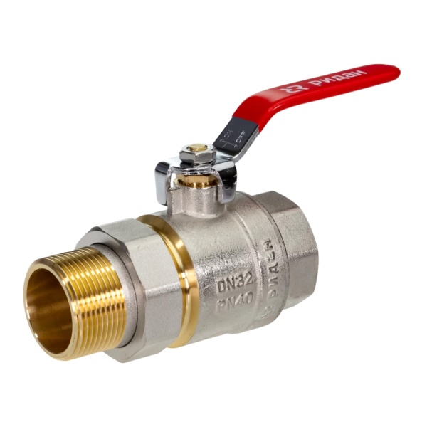 Кран шар лат BVR-FR Ду32 Ру40 м/амер полн рыч Ридан 065B8306RG