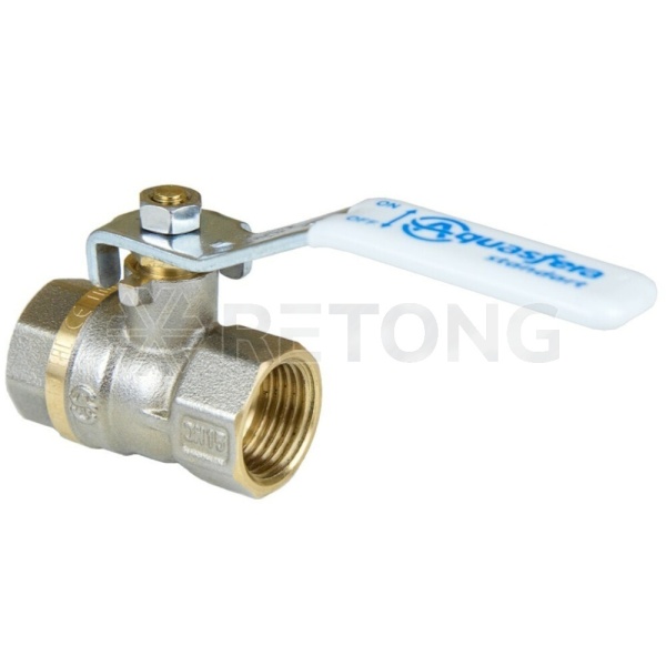 Кран шар лат 1101 Standard нк Ду20 Ру40 м/м полн рыч Aquasfera 1101-02 .