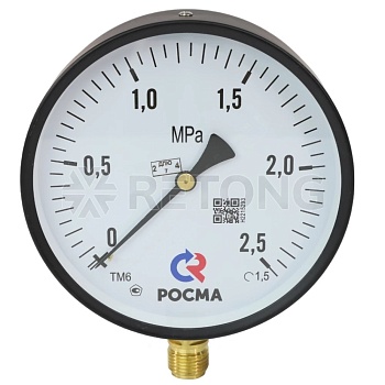 Манометр рад ТМ-610Р.00 0-0,06МПаДк150 М20х1,5 ст Росма 00000013400