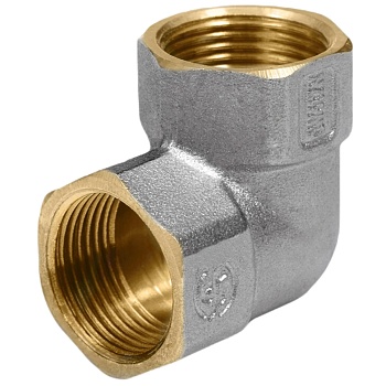 Угольник лат Ду40 м/м никель ГОСТ 32585 Aquasfera 9001-05