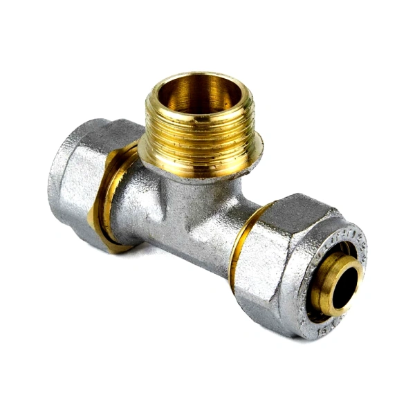 Тройник МП обж лат Дн16х1/2"х16 НР Aquasfera 7014-01 .