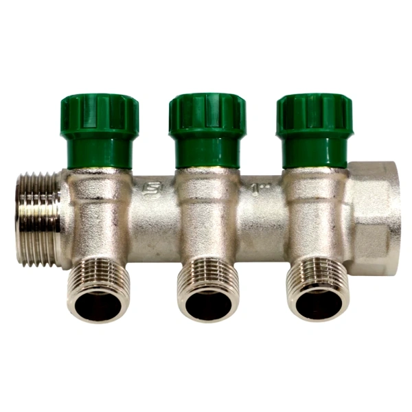 Коллектор лат клап рег 1" м/р 3в 1/2" ПУ н/р 36мм M210 SantechSystems