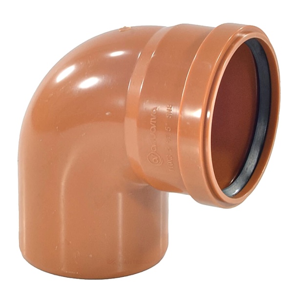 Отвод НПВХ кор б/н Дн160х87гр в/к Aquaviva AQVD102160