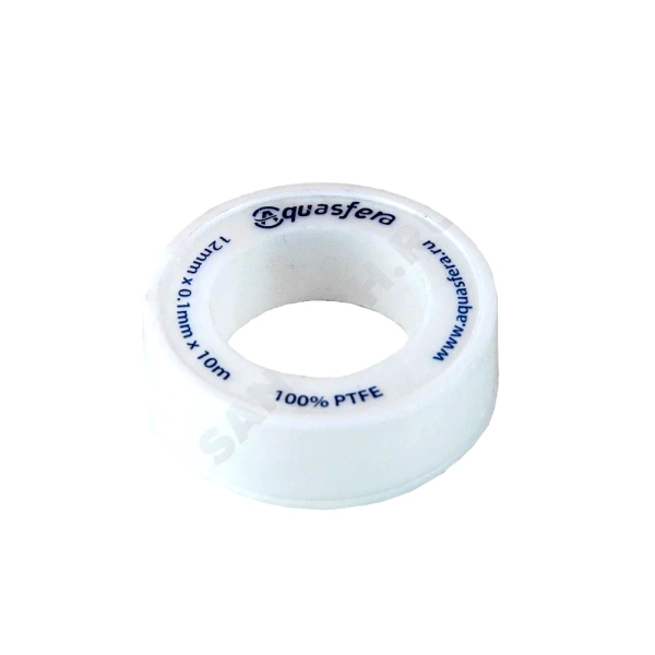 Лента ФУМ PTFE катушка 12ммх0,1ммх10м вода 6020 Aquasfera 6020-02