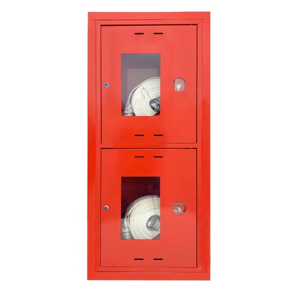 Шкаф пожарный встроен ШПК 320-21 ВОК (2ПК) ЗМ 1345х600х230 красн ФАЭКС