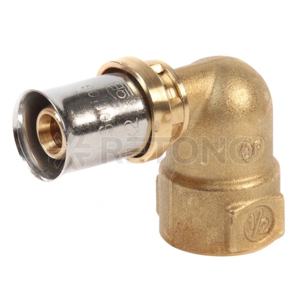 Угольник МП/PE-X пресс лат Дн26х3/4"х90гр ВР Giacomini RM129Y049