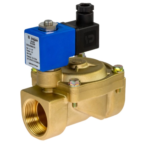 Клапан эл/магн лат НЗ EV220R Ду15 Ру16 м/м кат BB230AS 220В Ридан 032U451431R