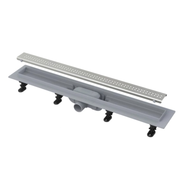 Лоток душев гор/вып комб/з Дн40 550х60 нж/реш мат Alca AG100201550