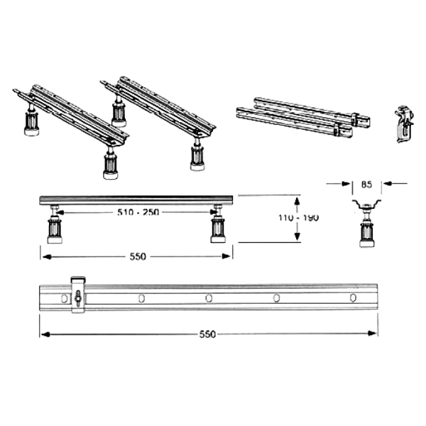 Ножки д/ванн  Ideal Standard K727467
