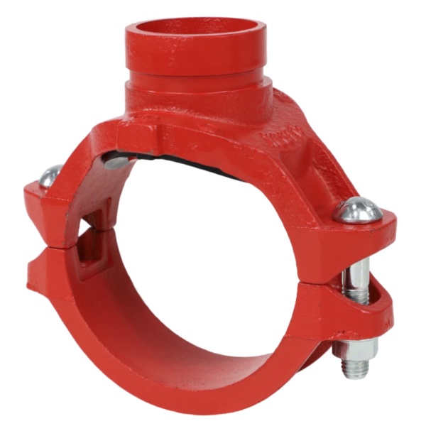 Отвод(седелка) п/муфту Ду100х65(Дн114х76) грувлок XGQT15 JIANZHI