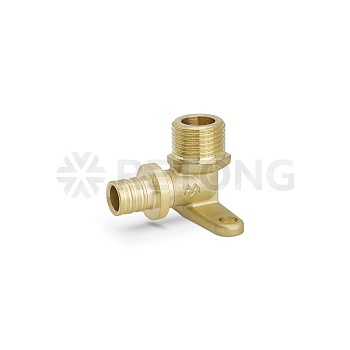 Угольник настенный (водорозетка) с наружной резьбой Varmega Slide-fit VM52211, 16x1/2"