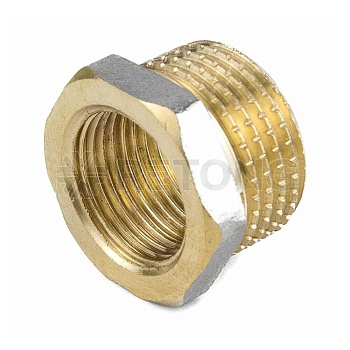 Футорка лат Ду50х25 р/м никель ГОСТ 32585 Aquasfera 9024-13