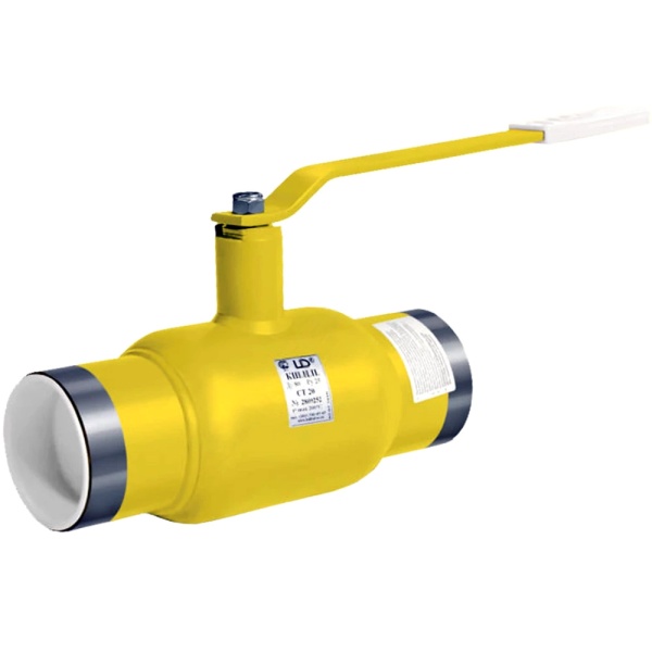 Кран шар ст газ КШ.Ц.П Ду32 Ру40 п/привар LD GAS.032.040.Н/П.02