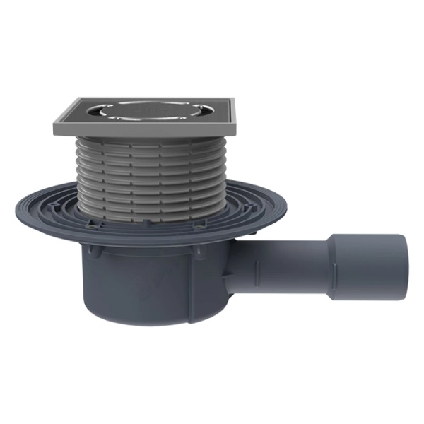 Трап рег гор/вып сух/затв Дн40/50 нерж/реш 115х115 HL HL510Prblue