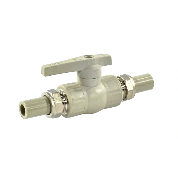 Кран шаровой PP-R сер полн Дн32х1 1/4" VALFEX 20246032Г