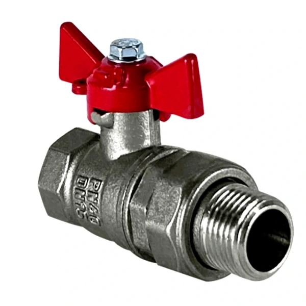 Кран шар лат 11Б27фт1М нк Ду15 Ру40 м/амер баб VALFEX VF.227.NB1.012.N/P59