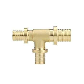 Тройник переходной Varmega Slide-fit VM50561, 25x16x25, аксиальный, латунь