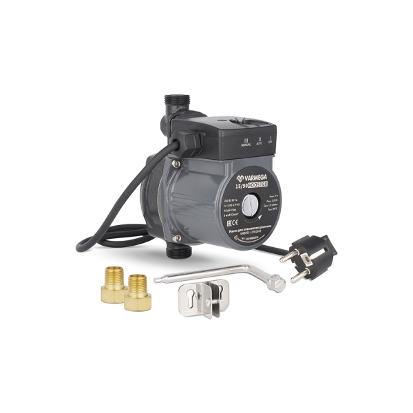 Насос повысительный Varmega VMBP01 BOOSTER 15/90 160, VMBP01-15901602, с гайками