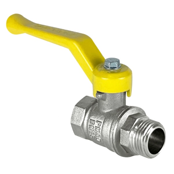 Кран шар лат газ 11Б27фтМ нк Ду20 Ру40 м/р рыч VALFEX VF.272.NR3.034.N/P59