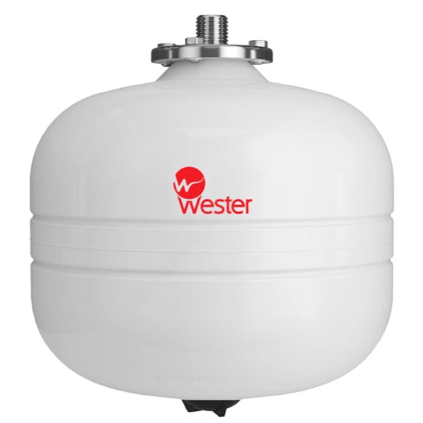 Бак мембранный д/ГВС и гелио 12л 12атм 3/4" НР бел WDV Premium Wester 0-14-0360