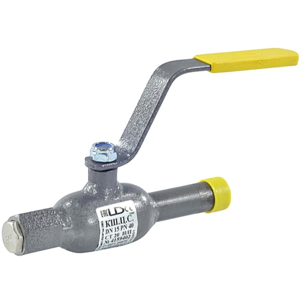 Кран шар ст КШ.Ц.С спуск Ду15 Ру40 м/привар LD 015.040.Н/П.02