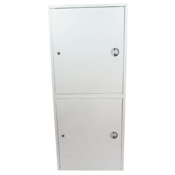 Шкаф пожарный навесной ШП-КО-320 НЗБ (1ПК+2огн) ЗМ 1300х540х230 бел Балтика-01